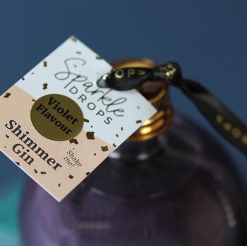 Large Size Filled Flavoured Gin Bauble With Shimmer, 3 of 5