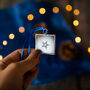 Little Star Engraved Glass Hanging Decoration, thumbnail 1 of 9