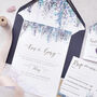 'Whimsical Winter' Wedding Invitation, thumbnail 1 of 6