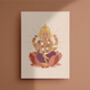 Ganesha Art Print Hindu Wall Decor, thumbnail 1 of 3
