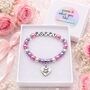 Great Granddaughter Gift Personalised Bracelet Birthday Gift Keepsake From Grandparents, thumbnail 2 of 12