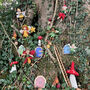Handmade Felt Sage The Forest Fairy Hanging Decoration, thumbnail 4 of 4