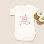 Personalised First Christmas Baby Vest, thumbnail 2 of 3