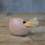 Bird Match Striker Pot In Pale Pink, thumbnail 6 of 9