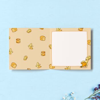 Banana Anniversary Card | Cute Greeting Cards, 2 of 4