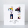 Personalised 11th Birthday Photo Collage Card, thumbnail 2 of 8