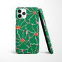 Wavy Flower Phone Case Durable iPhone Samsung Mobile Cover, thumbnail 1 of 3