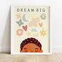 Boy Personalised Dream Big Print, thumbnail 2 of 8