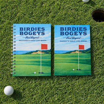 Personalised Golf Game Log Notebook, 4 of 7