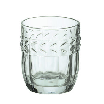 Decorative Glass Tumbler Blue Or Clear, 3 of 4