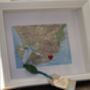 Personalised World Map Travel Rose, thumbnail 5 of 6