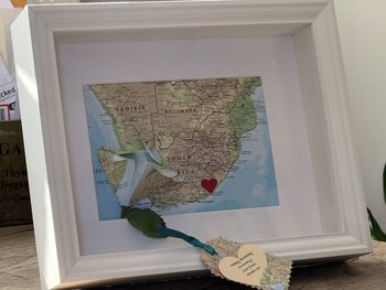Personalised World Map Travel Rose, 5 of 6