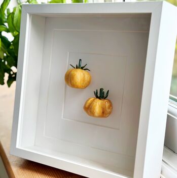 Ceramic Kitchen Wall Art: Two Yellow Tomatoes, 4 of 4