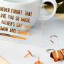 Personalised Father's Day Copper Wallet Card, thumbnail 2 of 6