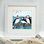 'Puffins' Fine Art Giclee Print, thumbnail 2 of 3