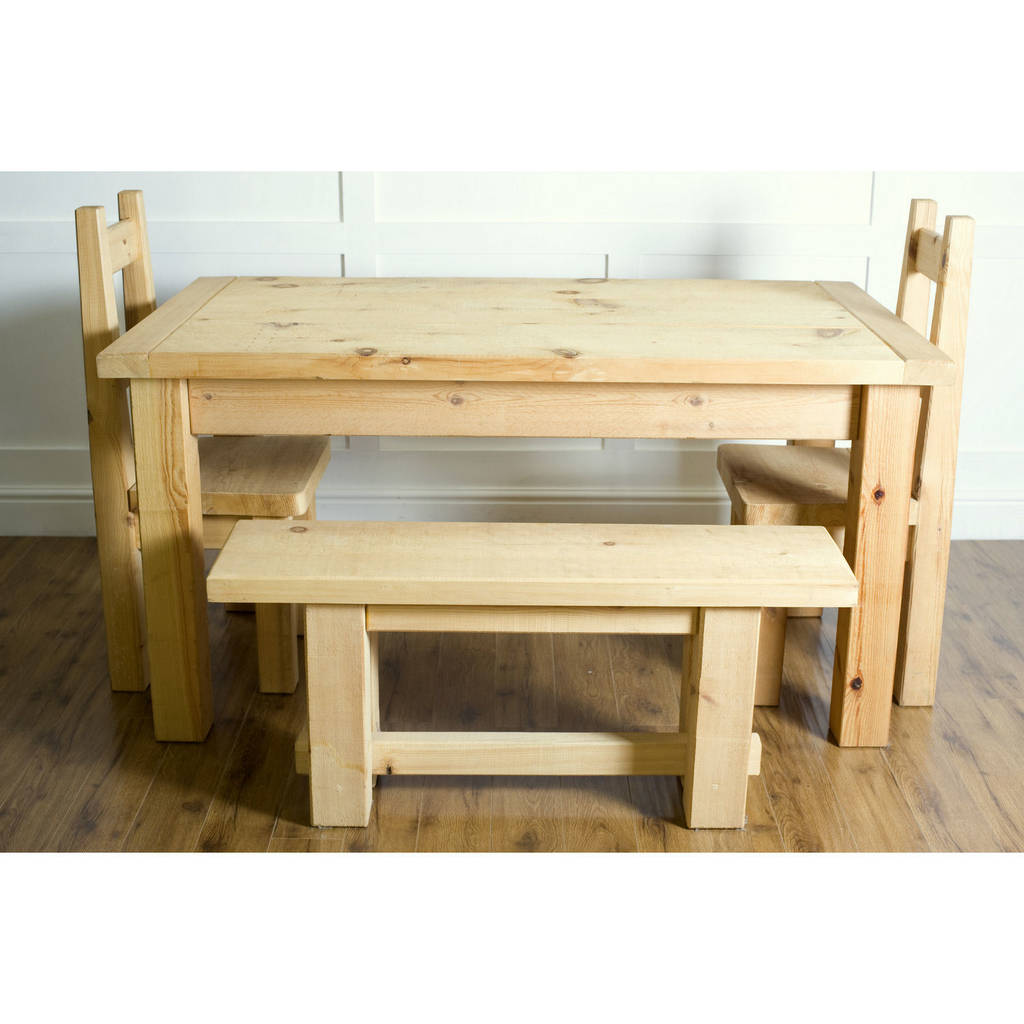 Quebec Wood British Made Dining Table Choice Of Colours By The Orchard