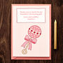 Girls Baby Thank You Cards, thumbnail 2 of 3