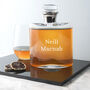 Personalised Platinum Necked Whisky Decanter, thumbnail 1 of 9