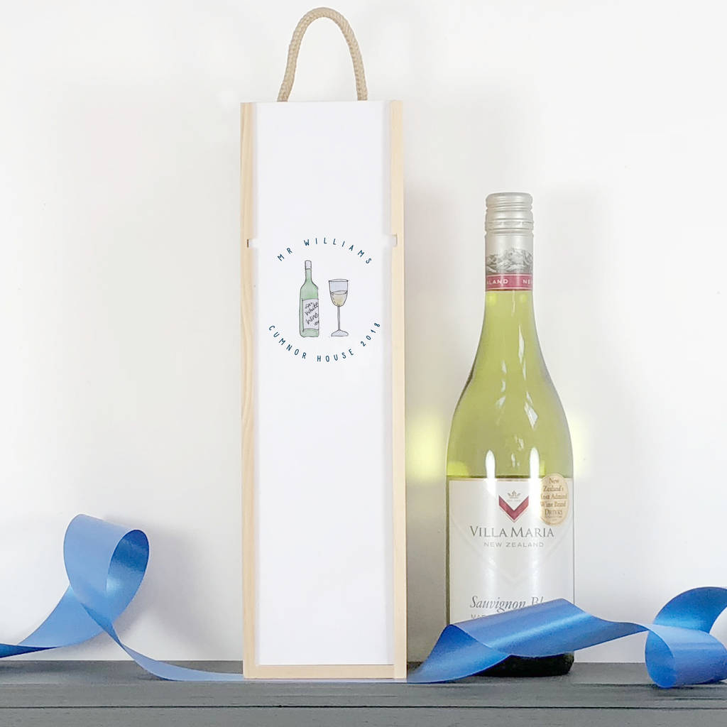 Personalised Thank You Gift Wine Box By This Is Nessie