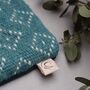 Handwoven Clutch Bag Geometric Diamond Design, thumbnail 3 of 9