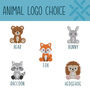 Children's Personalised Woodland Animal Sherpa Blanket, thumbnail 3 of 8