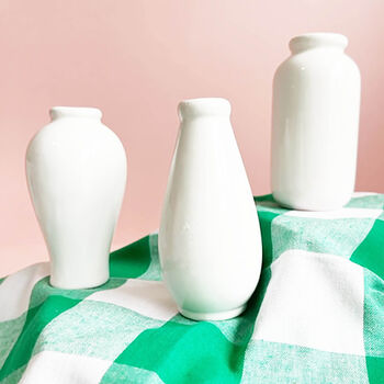 Ceramic Vase Painting Kit With Three Vases, 3 of 9