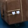 Sterling Silver White Opal Stud Earrings, thumbnail 5 of 12