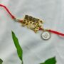 Best Bhai Charm Personalised Initial Rakhi, thumbnail 1 of 5