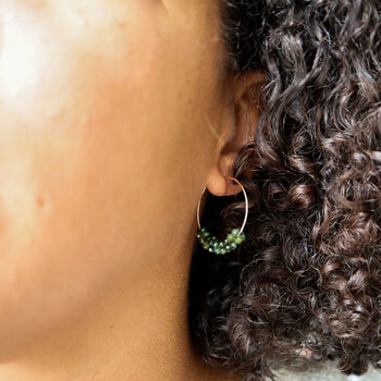 Green Tourmaline Earrings, 3 of 7