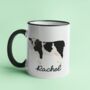 Cow Personalised Name Mug, thumbnail 1 of 3