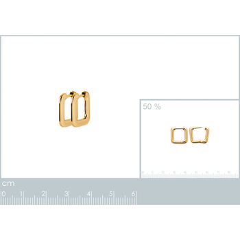 18k Gold Vermeil Plated Charm Earrings Mini, 3 of 4