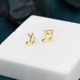 Mismatched Music Notes Stud Earrings, thumbnail 7 of 10