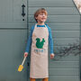 Personalised Squirrel Kids Apron, thumbnail 2 of 7