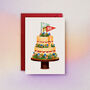 Wedding Cake Greetings Card, thumbnail 3 of 3