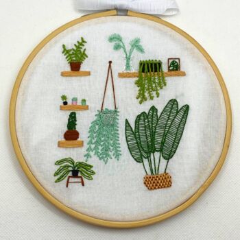 House Plant Embroidery Kit, 4 of 10