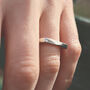 Minimalist Sterling Silver Open Ring Simple Design, thumbnail 2 of 7