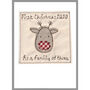 Personalised Reindeer Christmas Card For Him Or Her, thumbnail 11 of 12