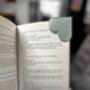 Personalised Heart Shaped Vegan Bookmark, thumbnail 5 of 7