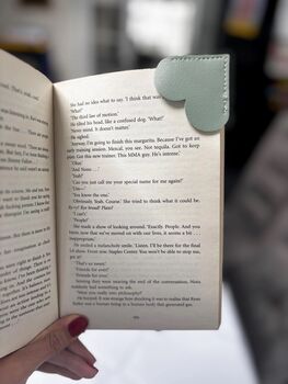 Personalised Heart Shaped Vegan Bookmark, 5 of 7