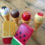 Wooden Ice Cream Cones And Lollies, thumbnail 7 of 7