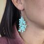 Acrylic Leaf Botanical Earring, thumbnail 1 of 11