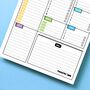 A5 Daily Productivity Desk Pad Planner, thumbnail 4 of 7