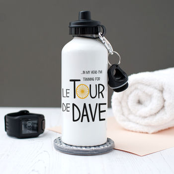 Personalised 'Tour De … ' Cycle Water Bottle, 2 of 7