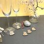 Personalised Christmas Bells Wine Glass Charms, thumbnail 2 of 7