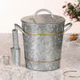 Alfresco Gold Band Ice Bucket And Scoop, thumbnail 1 of 7