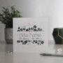 Handmade 'New Home' Floral Greetings Card, thumbnail 1 of 1