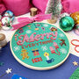 'Merry Everything' Cross Stitch Kit, thumbnail 3 of 4