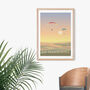 Go Paragliding Travel Poster Art Print, thumbnail 4 of 8