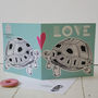 Tortoises 'Love' Greeting Card, thumbnail 2 of 3