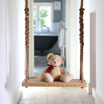Personalised Large Oak And Rope Swing, 2 of 7